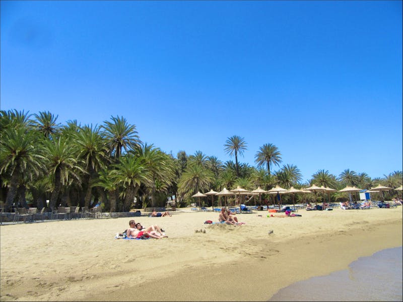 Am Palmenstrand von Vai auf Kreta - ©Eberhardt TRAVEL - Katrin Hohenstein