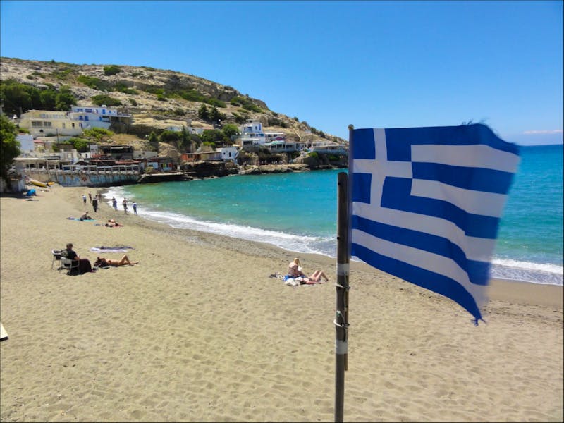 Strand von Matala auf Kreta - ©Eberhardt TRAVEL - Nico Stolba