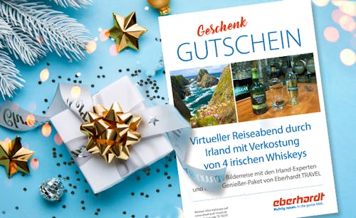Geschenk-Gutschein virtuelle Reise durch Irland &ndash; &copy; Eberhardt TRAVEL