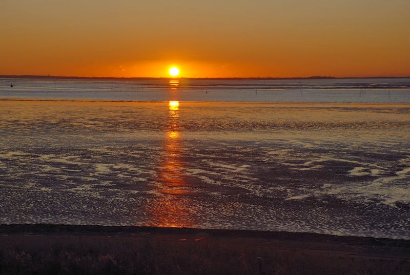Nordfriesland Sonnenuntergang - ©Strandhotel Dagebüll
