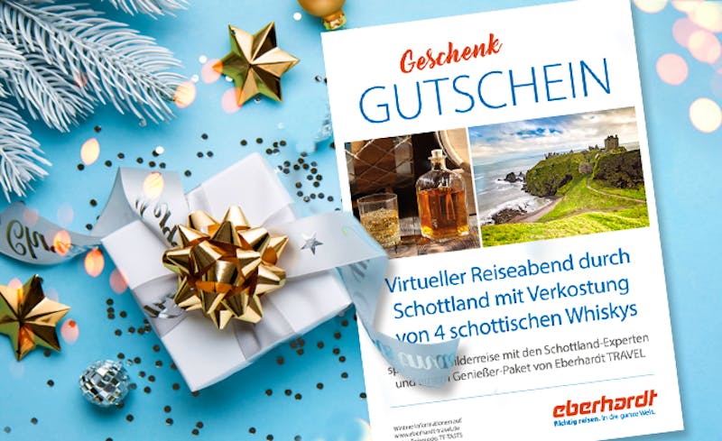 Geschenk-Gutschein virtuelle Reise durch Schottland - ©Eberhardt TRAVEL