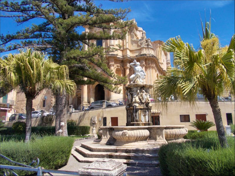 Neptunbrunnen Noto - ©Kerstin Veit