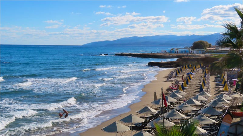 Strand von Hersonissos auf Kreta - &copy;Eberhardt TRAVEL - Petra Sauer