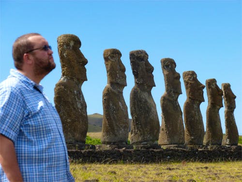 Eberhardt-Reisemanager Rene Wächtler auf der Osterinsel &ndash; &copy; Eberhardt TRAVEL - Rene Wächtler