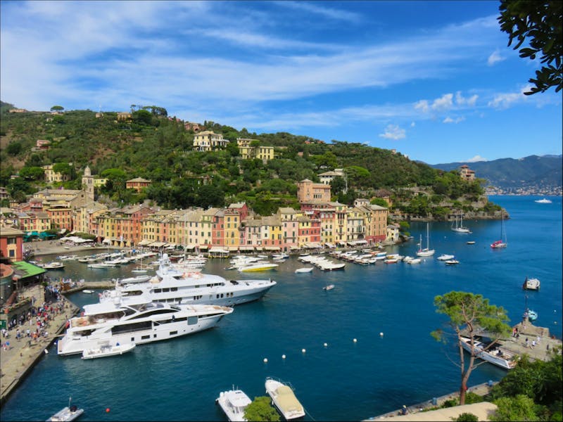 Portofino – Blick auf den Hafen - ©Marion Kottlos