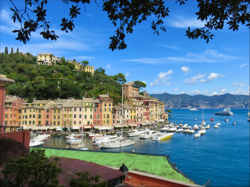 Portofino – Blick auf den Hafen - ©Marion Kottlos