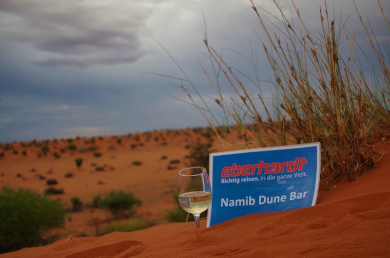 Sundowner in der Kalahari - ©Annett Mueller