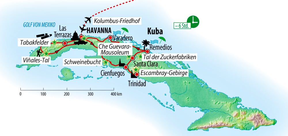 Ihre Reiseroute – © Eberhardt TRAVEL