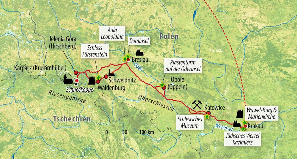 Ihre Reiseroute – © Eberhardt TRAVEL