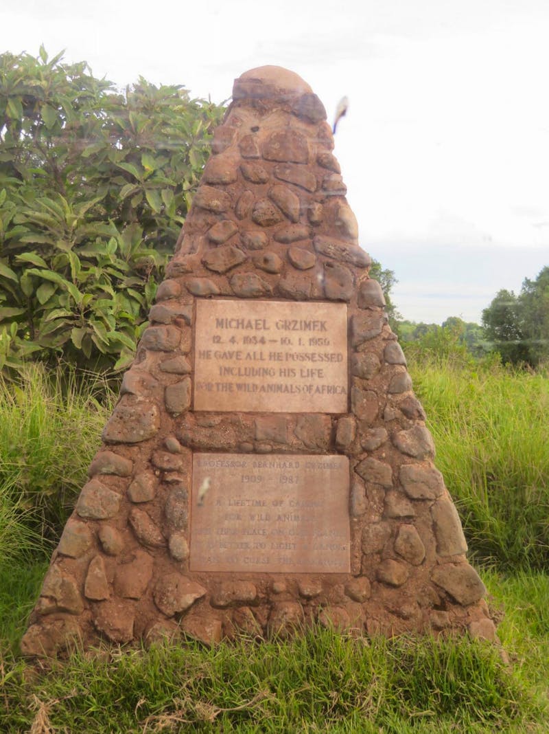Ngorongoro Nationalpark - Denkmal für Prof. Dr. Bernhard und Michael Gziemek - ©Annette Weise