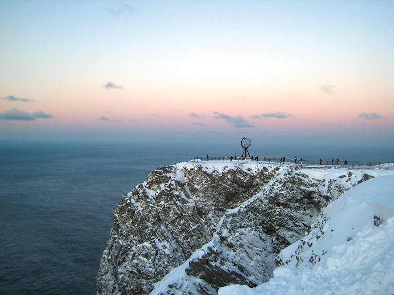 Nordkap-Plateau im Winter - ©Knut-Hansvold_www.nordnorge.com