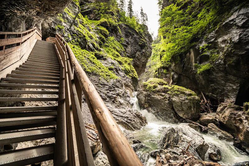 Liechtensteinklamm Treppe - &copy;Tourismusverband St. Johann in Salzburg