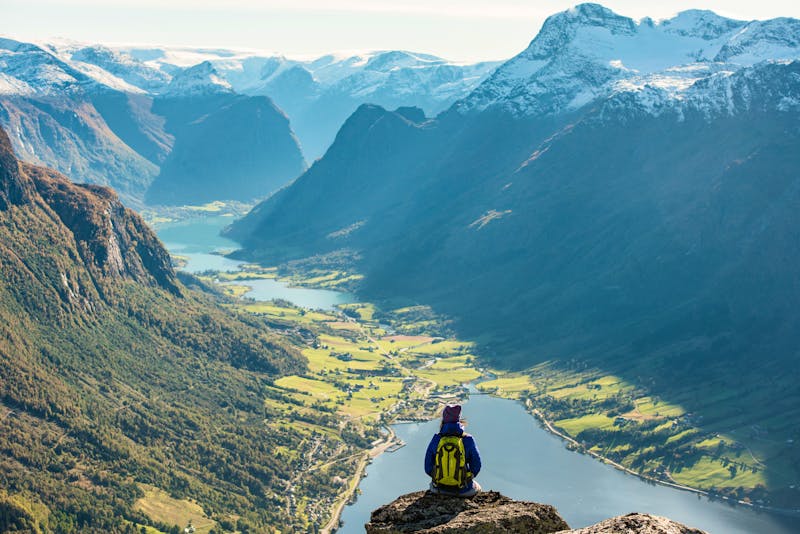 Blick auf Loen - ©Bård Basberg/Loen Skylift
