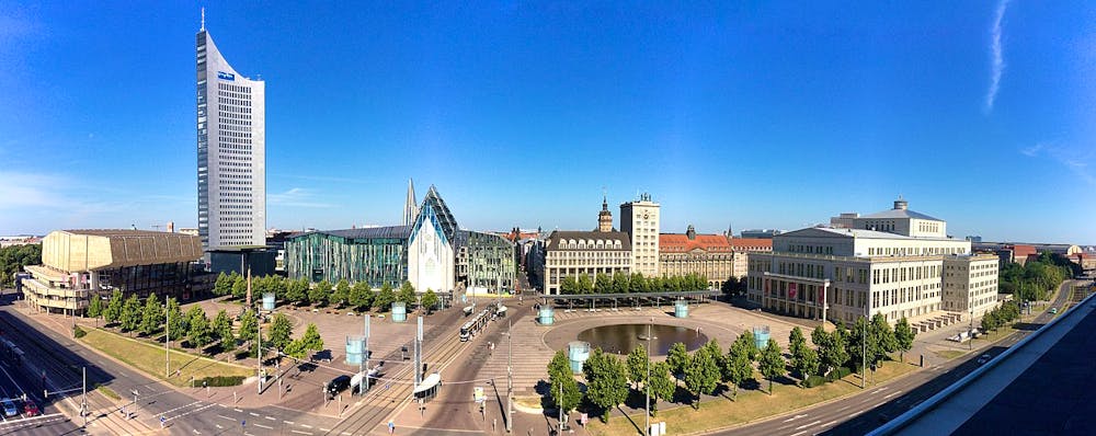 Leipzig - Augustusplatz &ndash; &copy; Whgler - Wikimedia