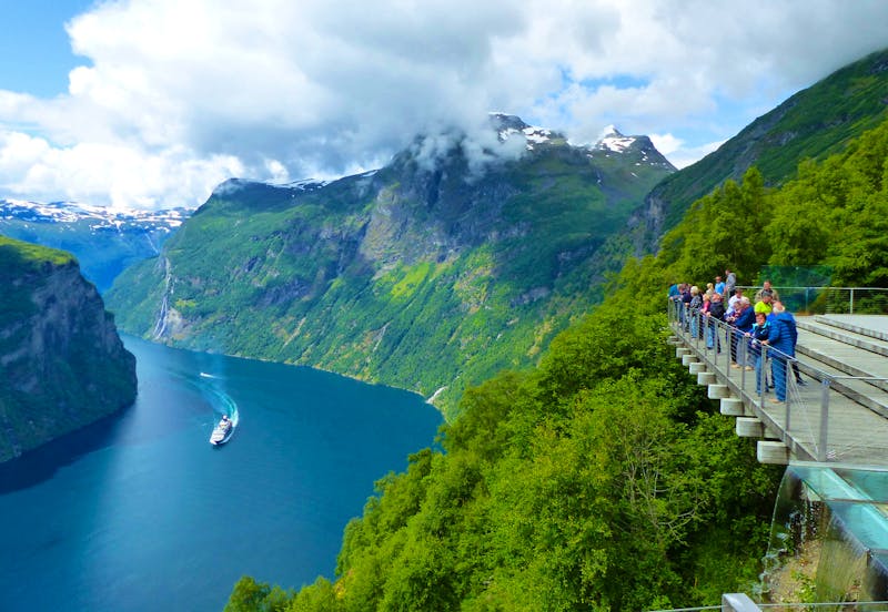 Blick in den Geirangerfjord - ©Eberhardt TRAVEL - Maria Michel