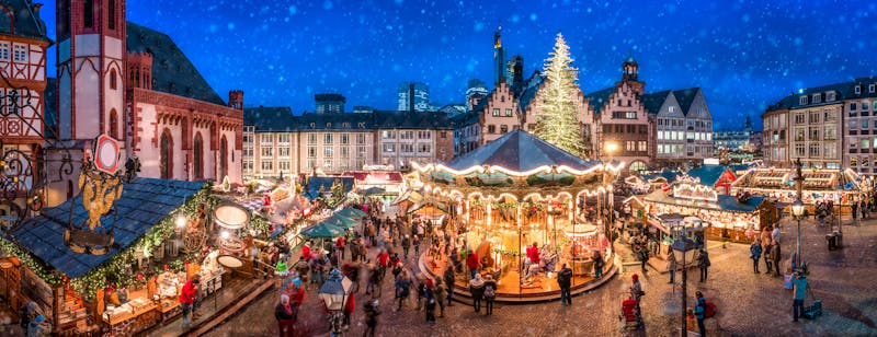 Weihnachtsmarkt auf dem Frankfurter Römer, Frankfurt am Main, Hessen, Deutschland - ©eyetronic - Adobe Stockphoto