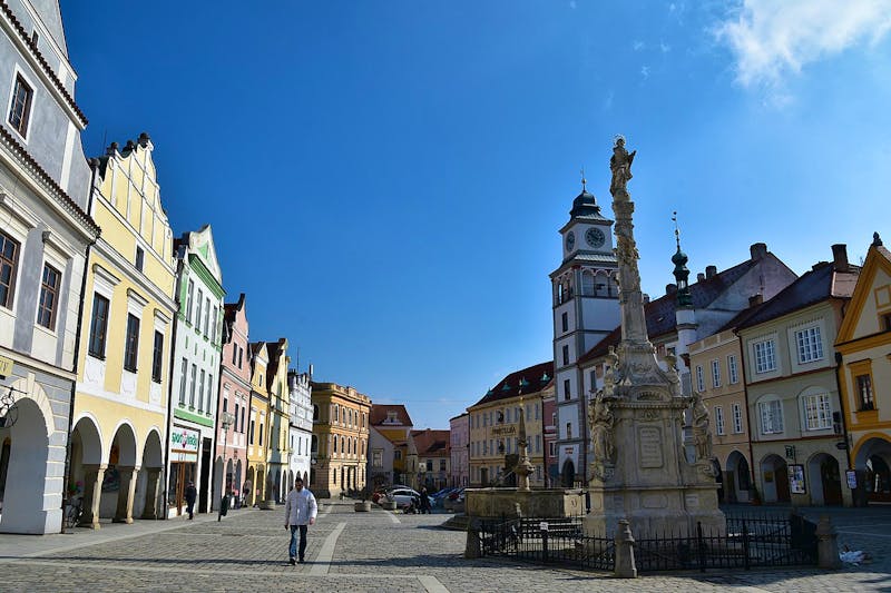 Trebon - Hauptplatz - ©Richard Mortel - Wikimedia