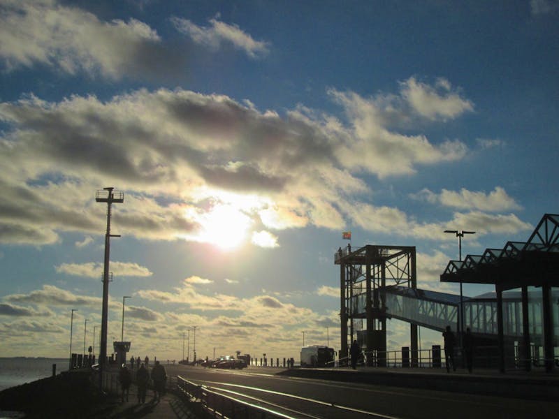 Fährhafen Dagebüll in der Abendstimmung - ©Heike Heinen