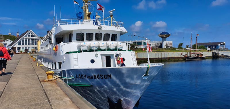 Ankunft im Hafen von Helgoland - ©Marlies Thrum