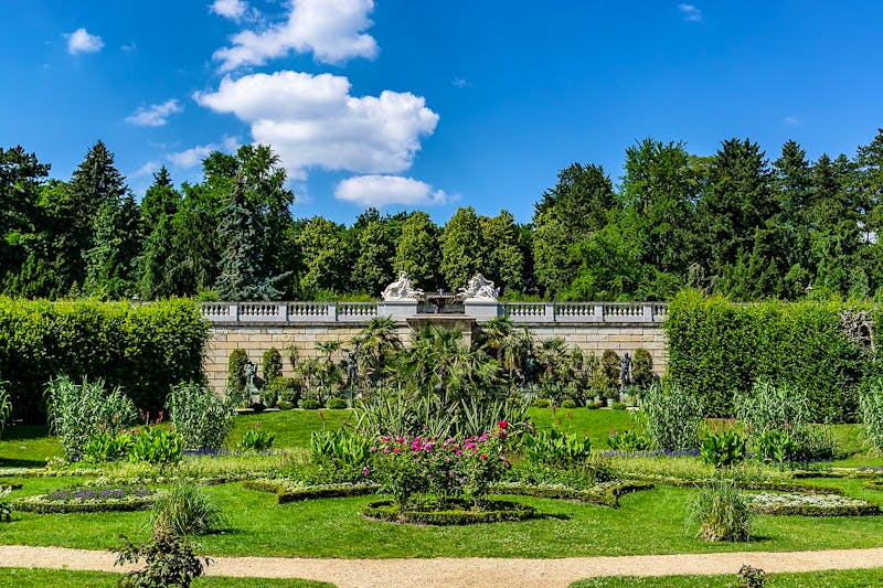 Potsdam Sanssouci - Blick zum Sizilianischen Garten - ©Rainer Halama - Wikimedia