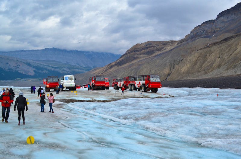 Auf dem Athabasca-Gletscher am Columbia Icefield - ©Eberhardt TRAVEL - Andreas Wolfsteller