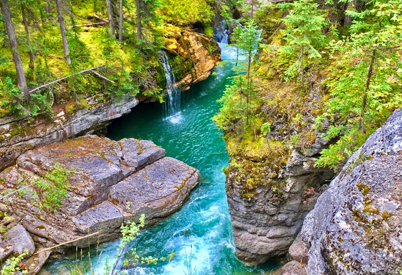 Maligne Canyon im Jasper-Nationalpark - ©Eberhardt TRAVEL - Elisabeth Fox-Maerki