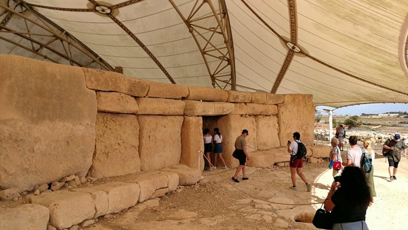 Haupteingang in den Hagar Qim Tempel - ©Andreas Mandel