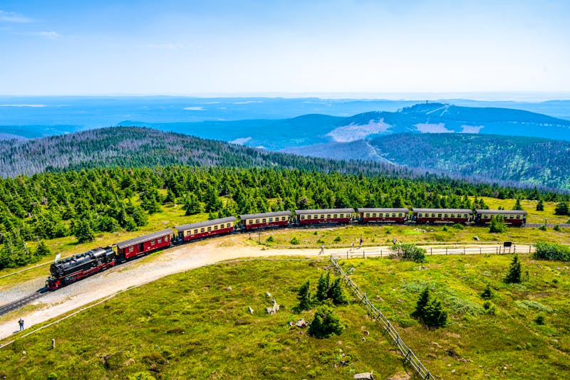 Brockenbahn auf dem Brocken im Harz - ©©marcus_hofmann - stock.adobe.com