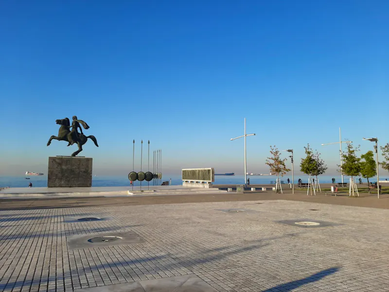 Thessaloniki - Promenade (Statue Alexander des Großen) - &copy;Katrin Deutschbein