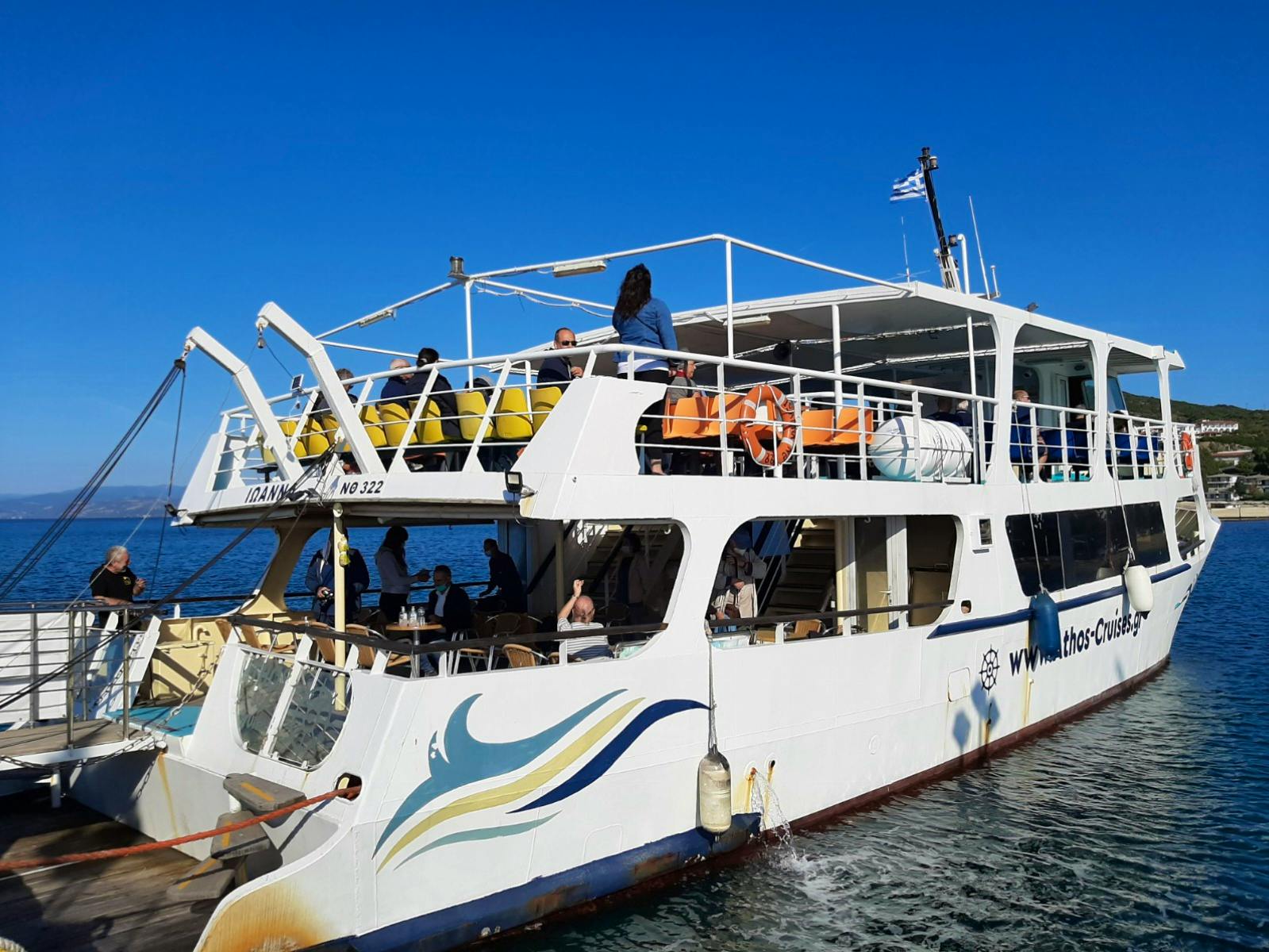 Ouranoupolis - Schiff zum Berg Athos - &copy;Katrin Deutschbein