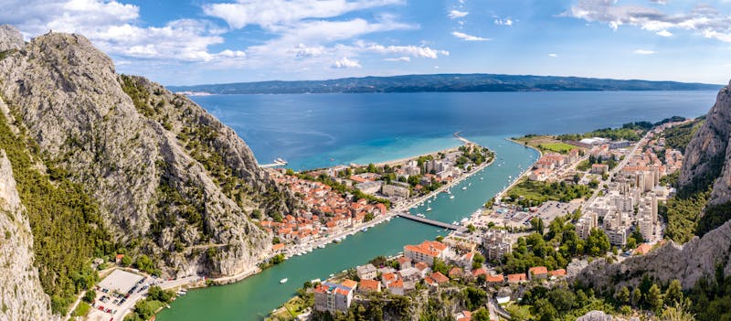 Kroatien Wandern Makarska Riviera - Stadt Omis  - Kroatien - ©TZ Omiš