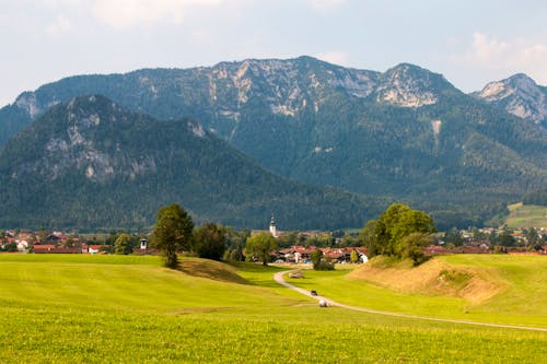Panoramablick auf Inzell und die Berglandschaft &ndash; &copy; ©Mattis Kaminer - stock.adobe.com