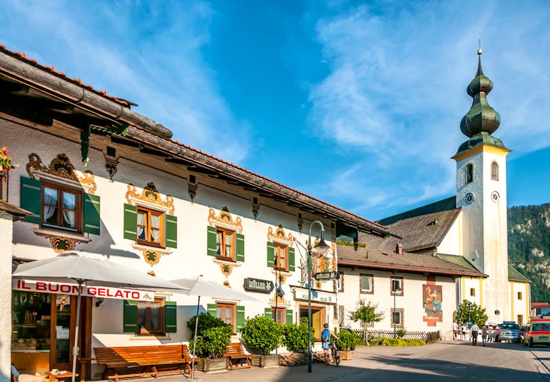 Inzell - historische Häusern im Ortszentrum - ©©milosk50 - stock.adobe.com