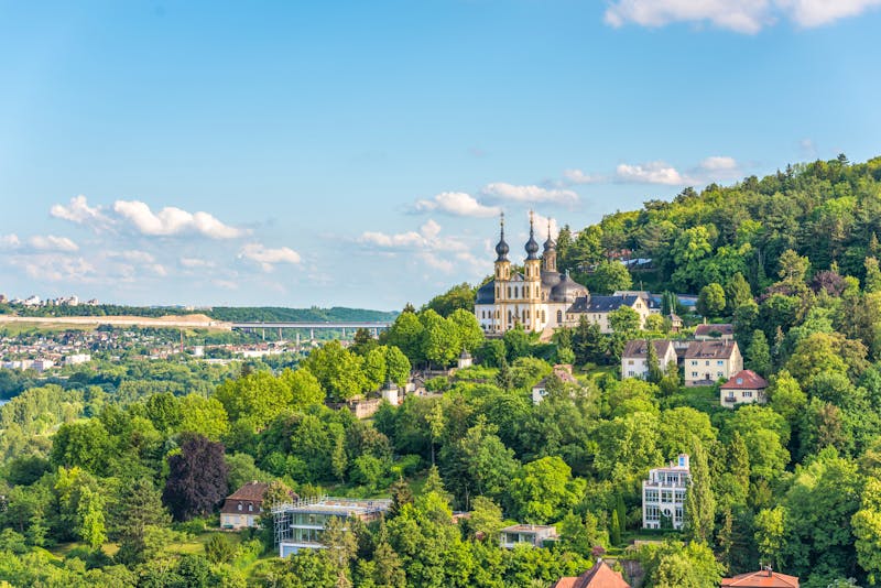 Würzburg - Käppele - Wallfahrtskirche Mariä Heimsuchung auf dem Nikolausberg - ©schulzfoto - stock.adobe.com