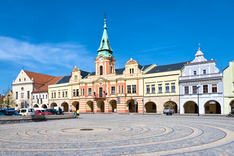 Marktplatz und Rathaus von Melnik in Tschechien - ©kaprikfoto - stock.adobe.com