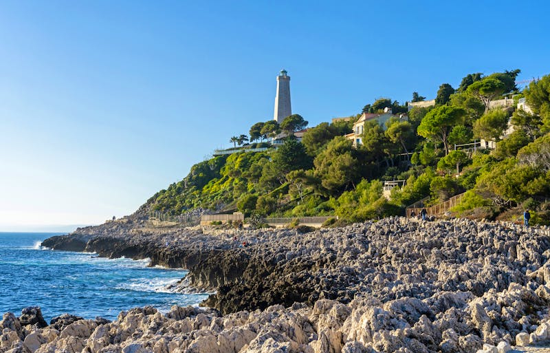 Leuchtturm am Kap Ferrat an der Cote d' Azur - ©philippe - stock.adobe.com