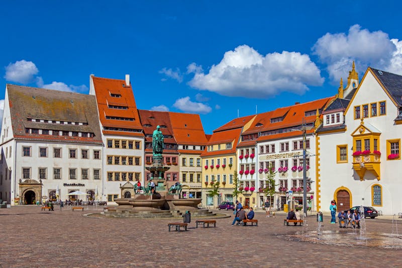 Freiberg - Obermarkt - ©wkbilder - stock.adobe.com