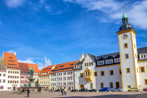 Freiberg - Obermarkt  &ndash; &copy; Sina Ettmer - Adobe Stockphoto