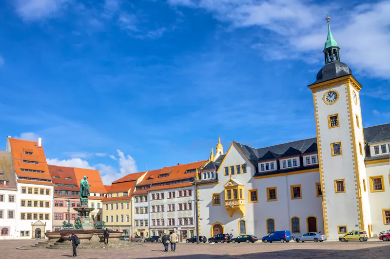 Freiberg - Obermarkt  - &copy;Sina Ettmer - Adobe Stockphoto