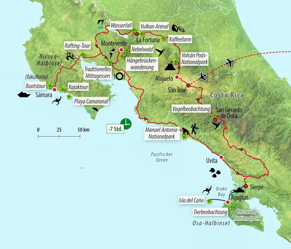 Ihre Reiseroute – © Eberhardt TRAVEL