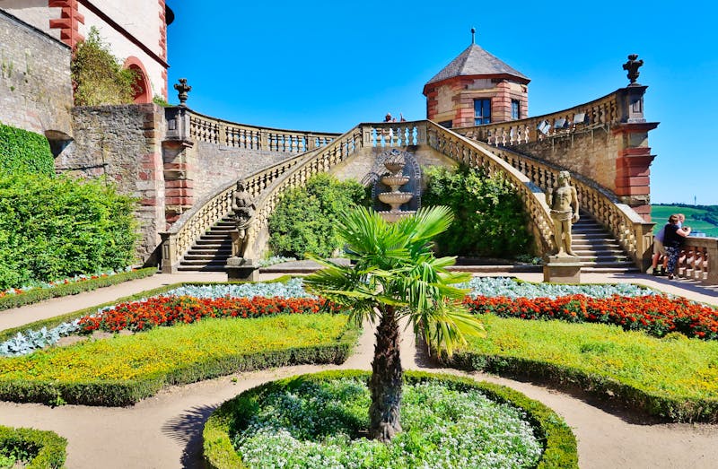 Würzburg - Festung Marienberg, der Fürstengarten - ©Franz Gerhard - stock.adobe.com