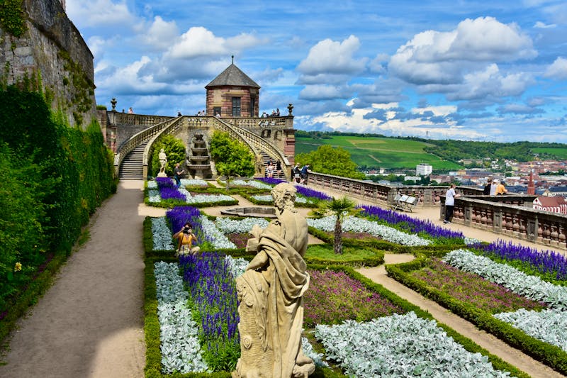 Würzburg - Festung Marienberg, der Fürstengarten - ©ksch966 - stock.adobe.com