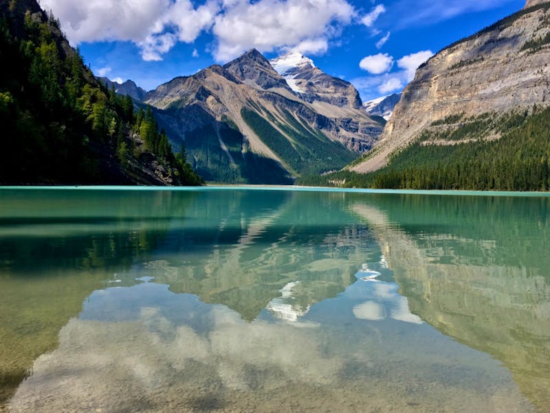 Mount Whitehorn spiegelt sich in Kinney Lake - ©Eberhardt TRAVEL - Elisabeth Fox-Maerki