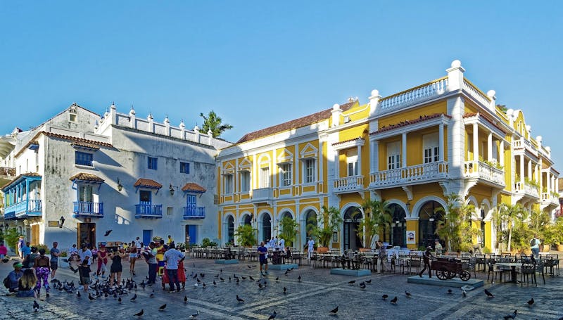 Typische kolonialbauten in Cartagena - Kolumbien - ©Bild von Makalu auf Pixabay