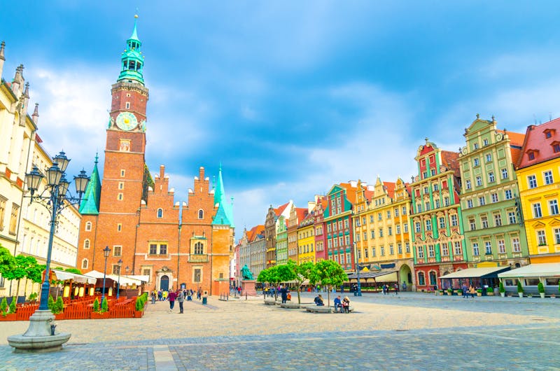 Breslau - Marktplatz und Rathaus - ©Aliaksandr - stock.adobe.com