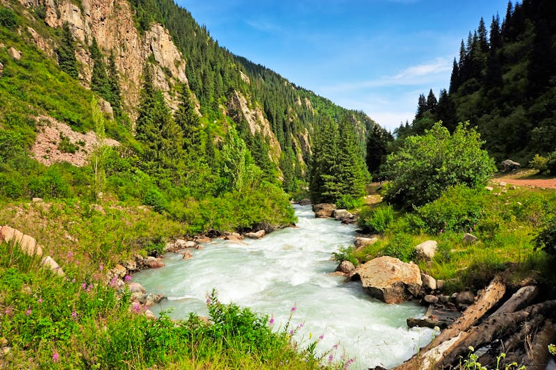 Grigorievskoe Schlucht in Kirgistan - ©Yerbolat - stock.adobe.com