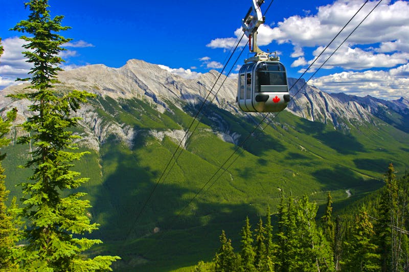Seilbahn zum Sulphur Mountain bei Banff  - ©vlad_g - stock.adobe.com