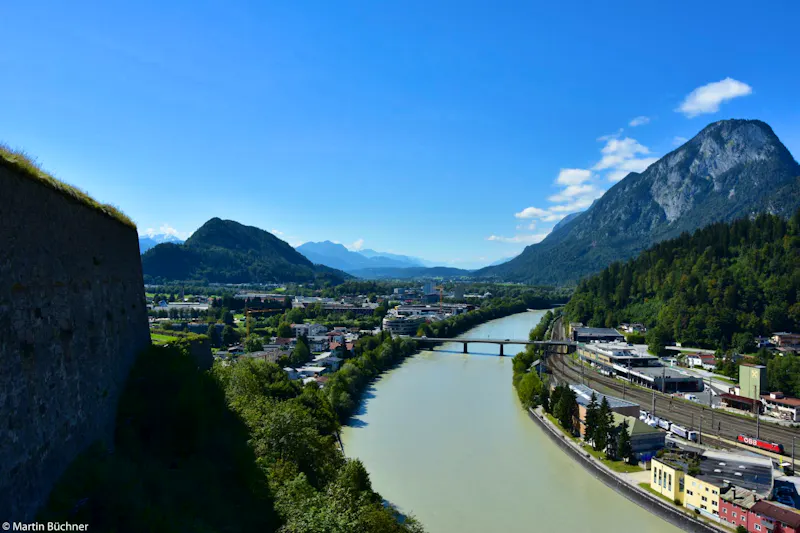 Blick von der Festung Kufstein auf den Inn - &copy;Martin Büchner