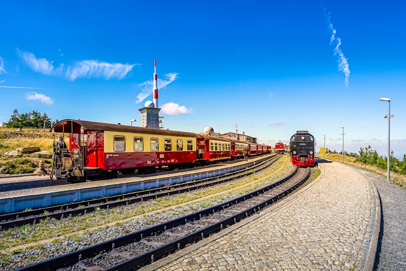 Dampflok auf dem Brocken - ©marcus_hofmann - stock.adobe.com