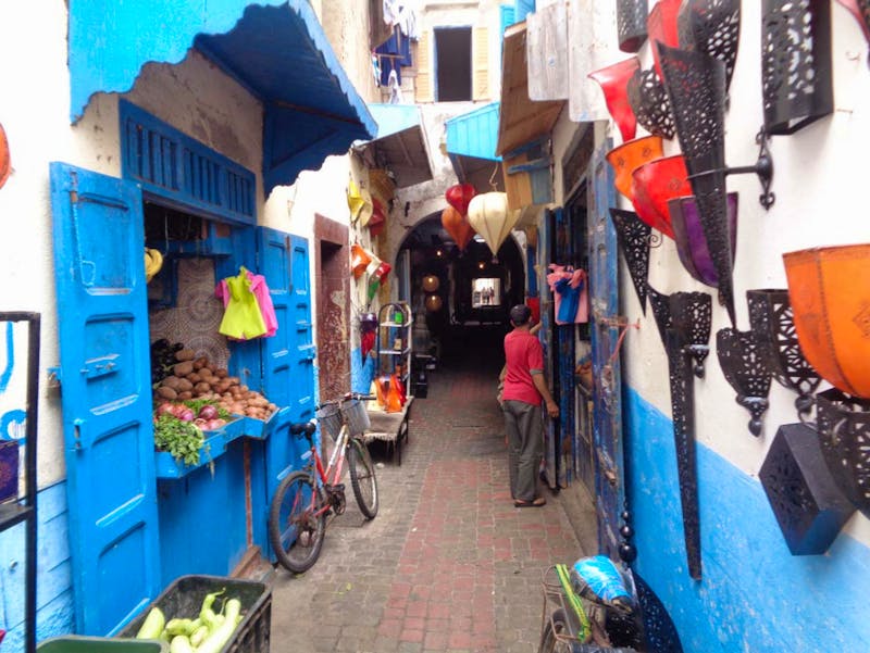 Essaouira ist weißblau - ©Peter Rudolph